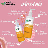 Dầu Cá Hồi Vet Worthy Dưỡng Lông Da Chó (Mỹ) - Paddy Pet Shop
